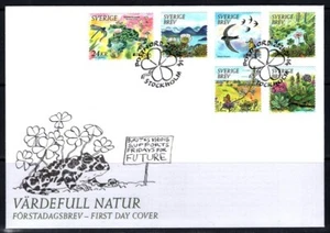 Sweden 2021 Europa Cept birds , nature , animals , flowersFDC - Picture 1 of 1