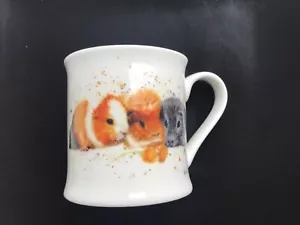New boxed cute Guinea Pig artistic fine china mug coffee cup Free P+P - Picture 1 of 2
