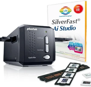 Plustek OpticFilm 8200i Ai Scanner per pellicole negative + Silverfast Ai studio - Foto 1 di 15