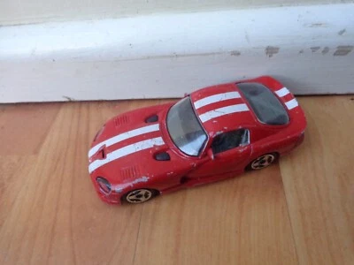 Burago 1/43 Classique Dodge Viper GTS Coupe Voiture Miniature - Photo 1/2