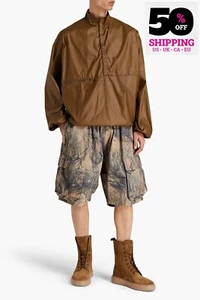 RRP€650 YEEZY SEASON 3 Cagoule Jacket Size L Waxed Lightweight High Neck - Picture 1 of 7