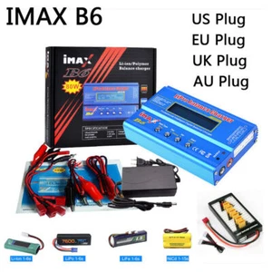 IMAX B6AC 80W LCD Digital LiPo /Li-ion/LiFe/NiMh Battery Balance Charger - Picture 1 of 17