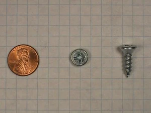 100 SHEET METAL SCREWS #12 x 3/4" STEEL, FLAT HEAD, PHILLIPS DRIVE, ZINC-PLATED - Picture 1 of 1