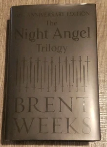 The Night Angel Trilogy 10th Anniversary (1st Edition) Omnibus Black Cover HCDJ - Picture 1 of 15