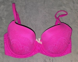 Victoria Secret Push Up BH 32DDD Neon Pink Cup Bügel Body von Victoria - Bild 1 von 13