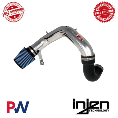 Sistema de admisión de aire Ram corta plateado pulido Injen para Dodge Neon SRT4 L4-2,4 L Foto 1 de 3