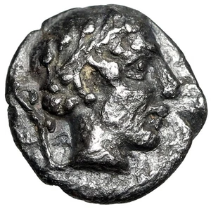 Ionia, Kolophon AR Tetartemorion "Apollo, Branch" Good Very Fine - Picture 1 of 5