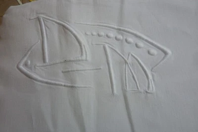 Beau et grand drap lin de belle qualité 213 par 290 - Photo 1/2