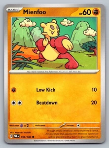Pokemon TCG SV04: Paradox Rift Mienfoo 096/182 - Picture 1 of 2
