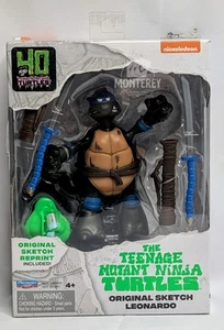 LEONARDO Teenage Mutant Ninja Turtles 40th Anniversary Original Sketch TMNT - Picture 1 of 2