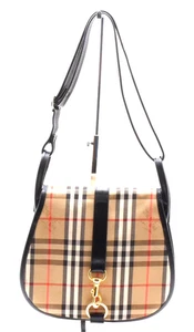 Auténtico bolso de hombro BURBERRY [Rango Casi A] Shadow Horse Nova Check - Imagen 1 de 16
