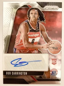 2024-25 Panini Prizm #RSI-BCW BUB CARRINGTON AUTO Rookie Autograph RC Wizards - Bild 1 von 2