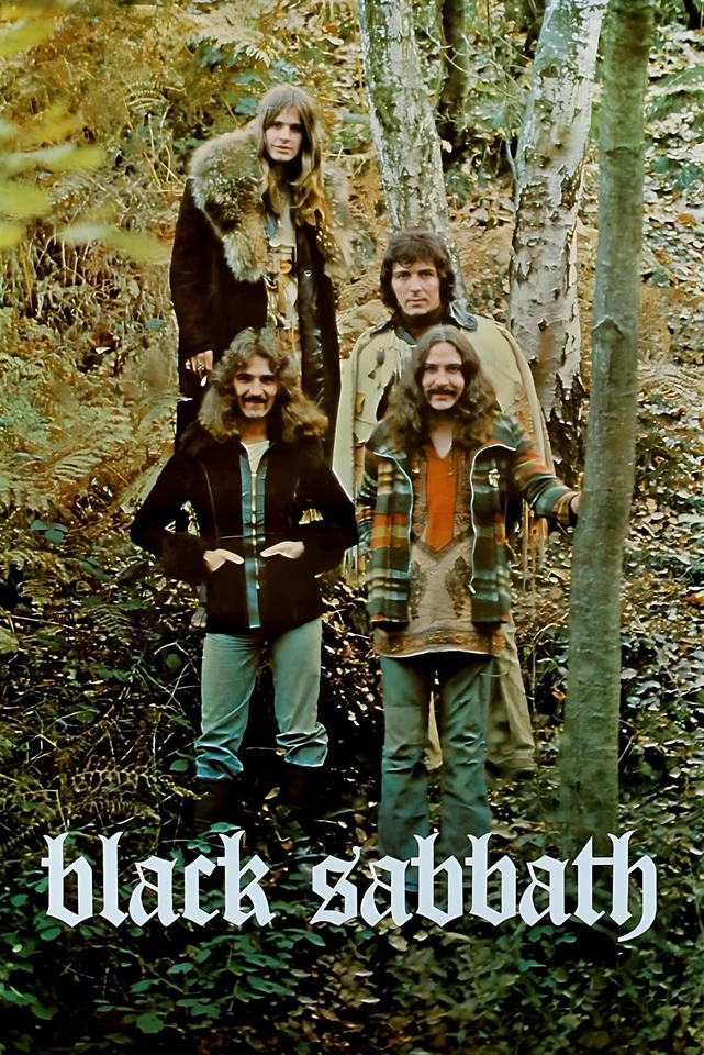 11x17 Black Sabbath Ozzy Osbourne Poster 1975 Group Band Photography - Image 1 of 1