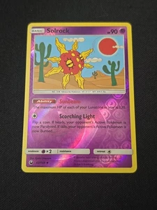 Solrock 62/168 Sonne & Mond Himmelssturm Reverse Holo 2018 Pokemon TCG NM - Bild 1 von 2