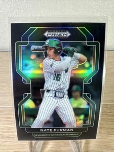 Nate Furman - 2022 Panini Prizm Draft Picks - BLACK Prizm parallel - #PDP121 - Picture 1 of 2