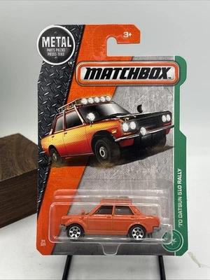 Matchbox '70 Datsun 510 Rally 94/125 Orange ST57 - Image 1 of 3