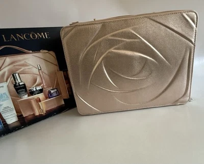 Estuche de Viaje Bolsa de Maquillaje Grande LANCOME Oro Rosa: Cosméticos no incluidos Foto 1 de 4