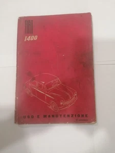 fiat 1400 libretto libro manuale catalogo uso e manutenzione book owners livret - Foto 1 di 12