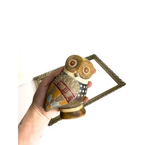 Authentische handgefertigte griechische Terrakotta Eule, Eule der Athene Minerva - Symbol - Bild 1 von 8