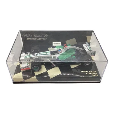MINICHAMPS Honda RA108 J. Button 2008 Formula 1 Car Excellent JAPAN - Image 1 of 2