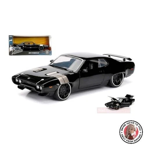 NUOVO JADA TOYS JADA98292 DOM'S PLYMOUTH GTX FAST & FURIOUS 8 NERO 1:24 PRESS... - Immagine 1 di 1