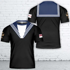 Royal Navy Submarine Service Uniform T-Shirt 3D - Picture 1 of 2