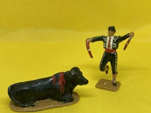 Matador And Bull By Unknown (N Yel 613) Metal. To Restore - Picture 1 of 6