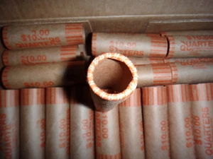 NF STRING & SON PREFORMED CRIMPED QUARTER 50 WRAPPERS ROLLS NEW - Picture 1 of 1