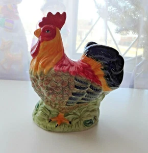 WMG '08 Gallo de Porcelana de País Serpiente Navidad Pascua Cocina Decoración RARA - Imagen 1 de 9