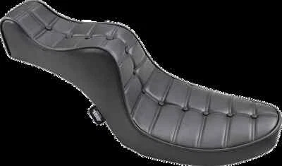 Mini asiento de vinilo DS King and Queen 2 para Harley Electra Glide 65-84 Foto 1 de 4