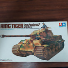 Tamiya King Tiger Panzer Kampfwagen 4 Tiger 2 kit number 35057  1/35 scale 1975
