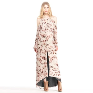 RACHEL ROY Maxi DRESS Size: 0 (EXTRA SMALL) New SHIP FREE Cold Shoulder Flows - Picture 1 of 12