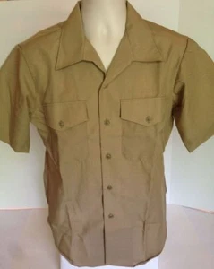 Camisa de vestir vintage USMC Marine DSCP Valor Collections manga corta uniforme - Imagen 1 de 1