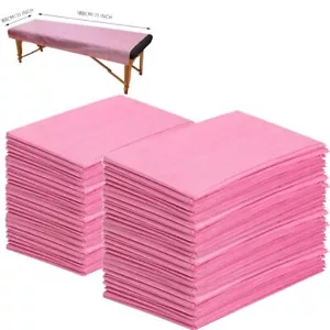 100 Pcs Disposable Massage Table Sheets Spa Bed Cover for Massage Beauty - Picture 1 of 7