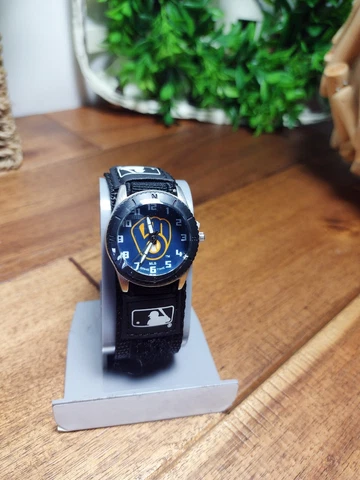 Milwaukee Brewers MLB Rookie Black Youth Watch - Kids Watch - Boy's Watch Cover