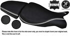 CARBON GRIP GREY STRIPE CUSTOM FITS BMW R9T 14-16 FRONT REAR SEAT COVER