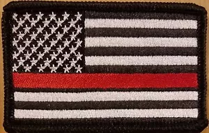 Parche de Ley del Ejército de los Estados Unidos Emblema Táctico de Hierro Línea Roja Delgada #3 - Imagen 1 de 1