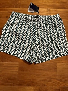 RON DORFF SWIM SHORTS W. NORDIC PATTERN PINE GREEN Size L - Picture 1 of 17