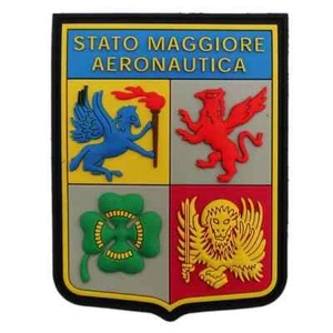 Patch Gommata Stato Maggiore Aeronautica Militare Velcrata Prodotto Ufficiale - Foto 1 di 2