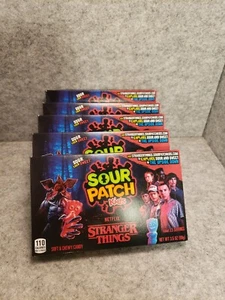 New 5 Packs SOUR PATCH KIDS "Stranger Things" Limited Edition Candy 3.5 oz. - Picture 1 of 2