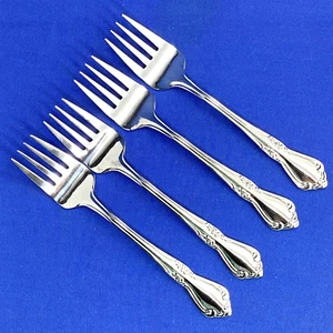 BELLE GROVE Reed & Barton Select SALATGABEL SET 4 STCK. Edelstahl Besteck - Bild 1 von 7