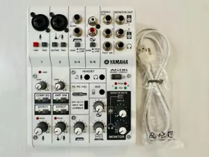 YAMAHA AG06MK2 6ch Live Streaming Mixer White For Parts from Japan - Picture 1 of 3