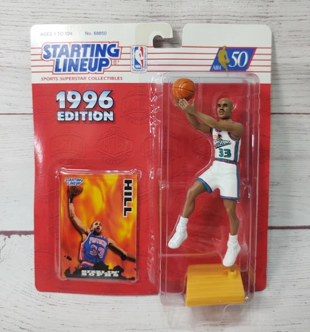 Starting Lineup 1996 NBA Basketball Grant Hill Pistons Action Figure 67851 SLU Cover