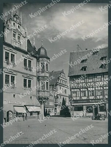 Coburg Marktplatz Herrengasse Geschäfte Rad Auto Büttner Steingräber Globus 1937 - Bild 1 von 1