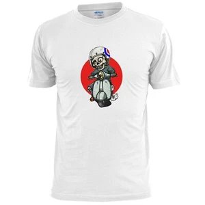 Herren Schädel Roller Mann (v2) T-Shirt Vespa Lambretta Marmelade Weller Who - Bild 1 von 2