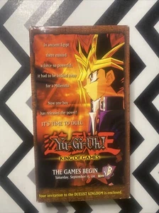 Vintage Yu-Gi-Oh VHS King of Games Invitation Duelist Kingdom Mail Promo VHS - Picture 1 of 8