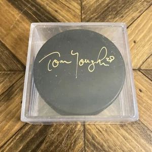 Minnesota North Stars Tom Younghans Signed Hockey Puck - Official Vegum - Picture 1 of 8