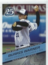 2018 West Michigan Whitecaps (Class A-Detroit Tigers) Burris Warner