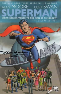 Imagen firmada por Brian Bolland 28x19 cm Superman DC cómic artista certificado de autenticidad - Imagen 1 de 1
