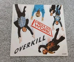 MEN AT WORK - OVERKILL - 7" Vinyl 45 RPM - EPIC A 3220 - Picture 1 of 4